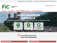 Tablet Screenshot of foiximmobilierconseils.com